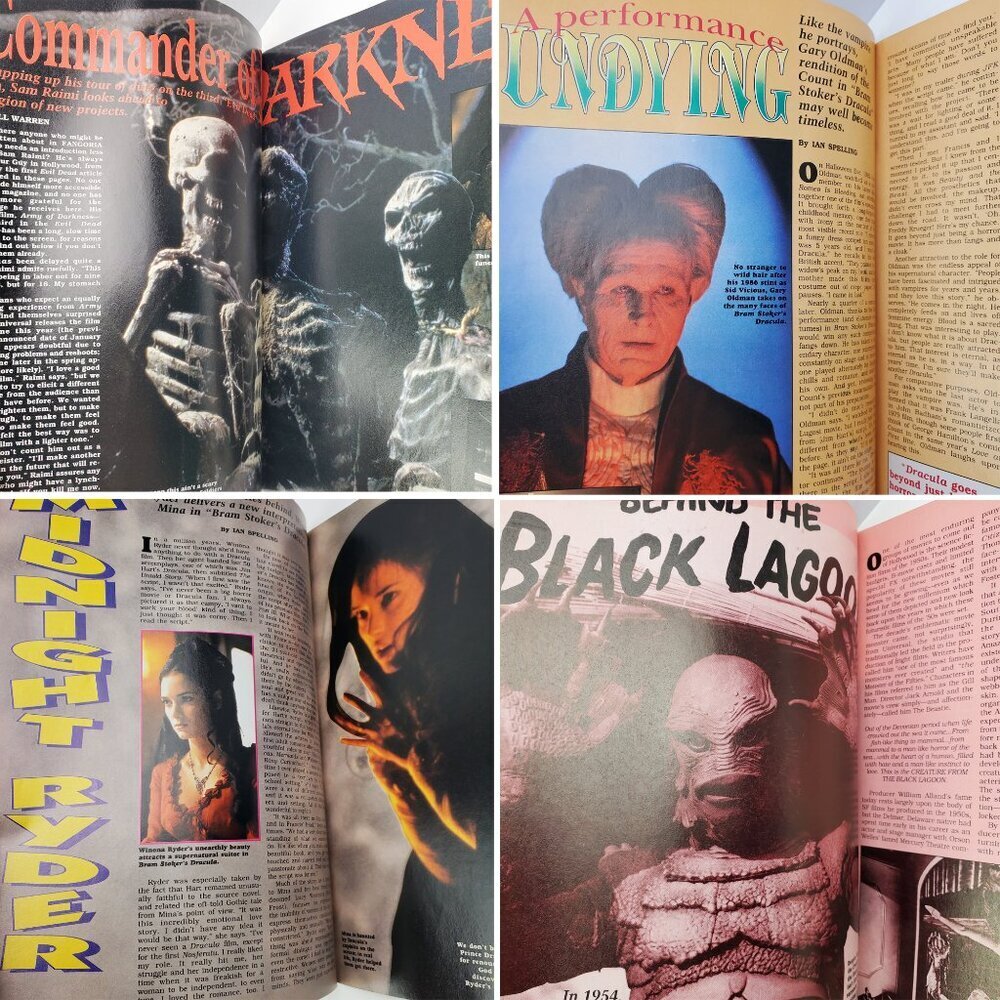 Fangoria Magazine #120 March 1993 Army of Darkness Dracula Dawn of Dead Poster - Picture 5 of 10